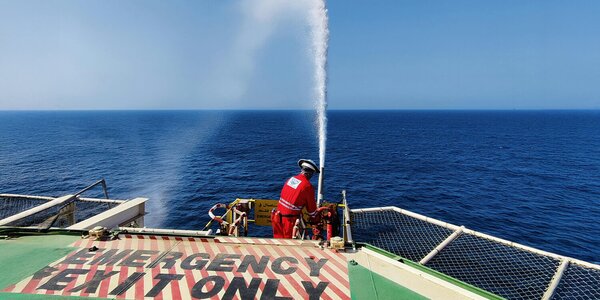 South Korean AI Firefighting System Autonomously Targets Shipboard Oil Fires