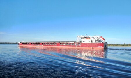World’s First Solar-Hybrid Inland Shipping Vessel Begins Operation
