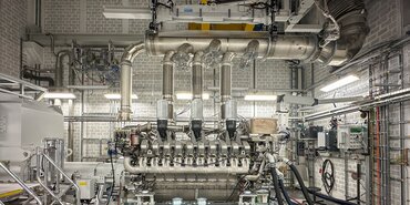 Rolls Royce MTU engine test bench