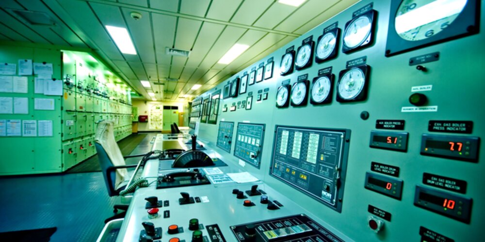 Engine control room