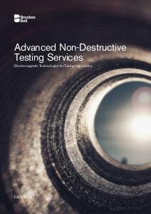 Advanced NDT - Electromagnetic Technologies for Tubing Inspections